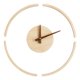 thumbnail image 1 of Reloj De Madera De Madera De 14 Pulgadas Simple Minimalista Moderno Transparente Para La Tienda De Cafetería, 1 of 5