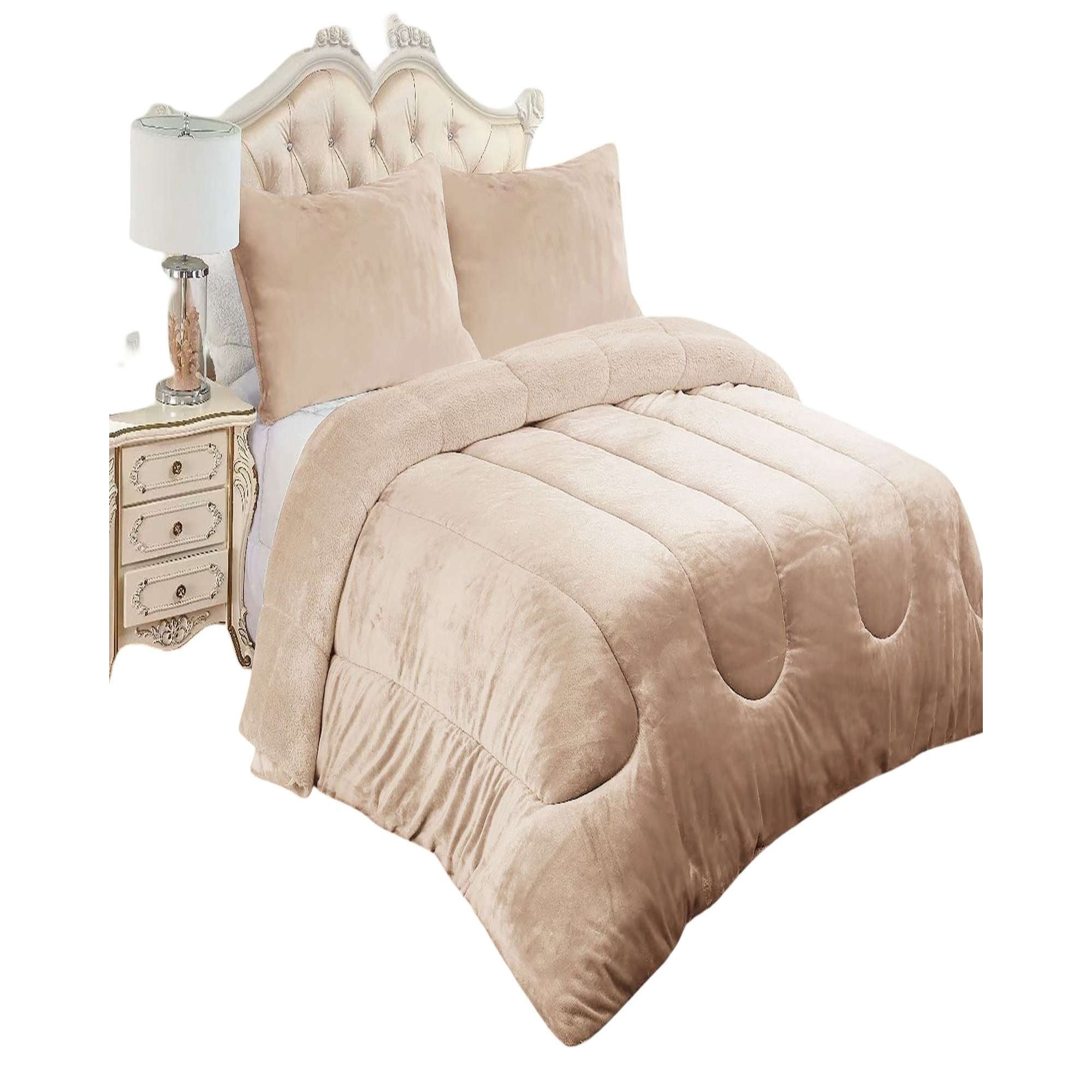 Genérico - Plumon Con Sherpa De Invierno King 250x270cm