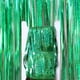 thumbnail image 1 of Xiao Hua Paquete de 2 Cortina de Línea de Lluvia Verde con Brillo Láser de 3.3 Ft x 8.2 Ft, Cortina de Línea de Lluvia con Borlas, Cortina de Fondo para Fotos, Suministros para Fiestas de, 1 of 5