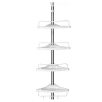 Importclick - Esquinero Organizador Baño Ducha Multiuso 4 Repisas Ajustable