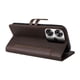 thumbnail image 4 of Premium Wallet Case for Xiaomi Poco F6 5G with Card Slots & Kickstand, Flip Cover Brown, 4 of 6