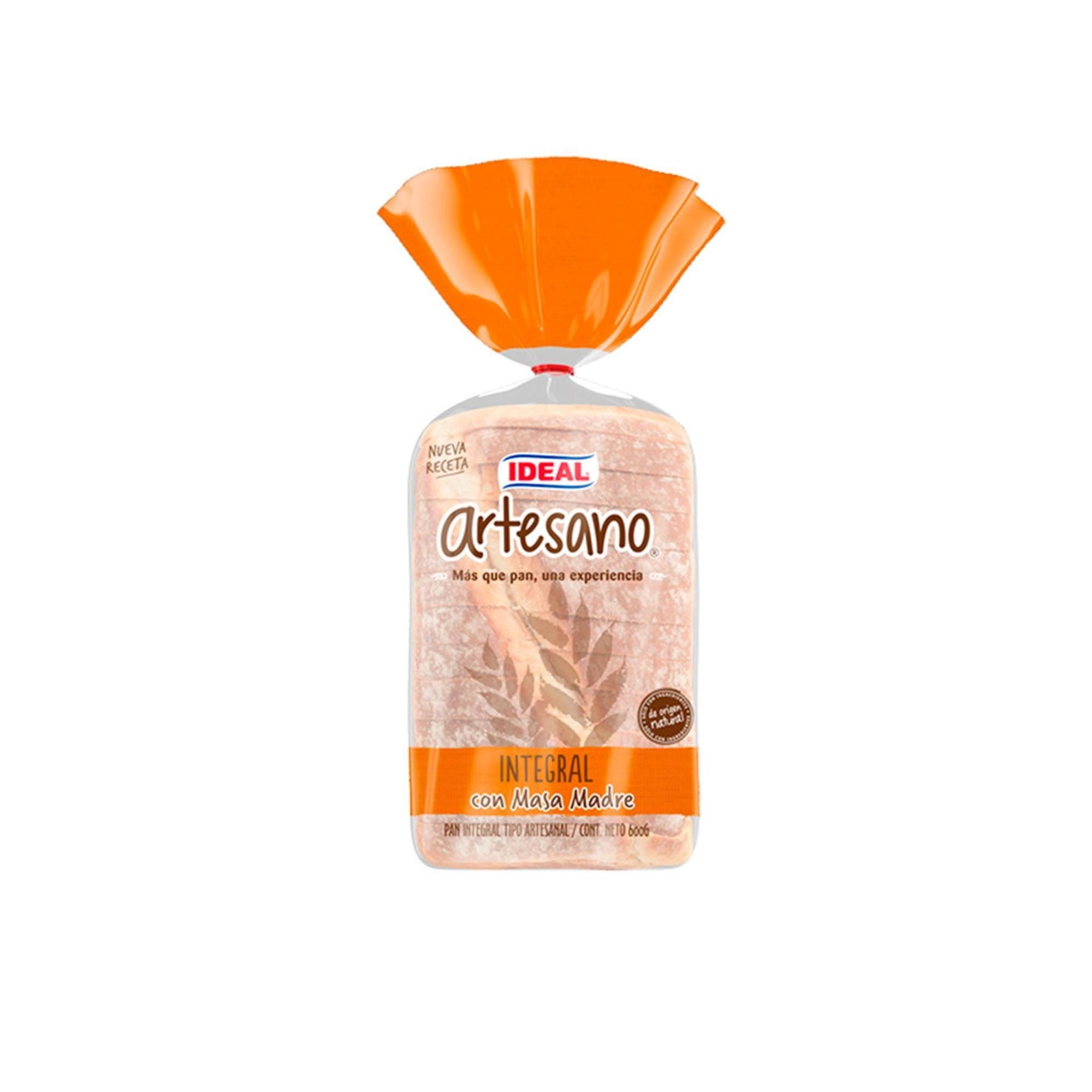 Pan Artesano Integral 1 Un 600 g Ideal