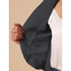 thumbnail image 5 of INSPIRE CHIC Blazer de Trabajo para Mujer sin Cuello con Frente Abierto y Corta XS Gris Oscuro, 5 of 6