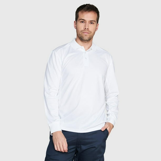 Polera Dry Fit Hombre M/L blanco XL