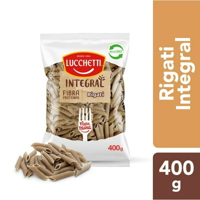 Fideo Pasta Integral Rigati Bolsa 400 G Lucchetti