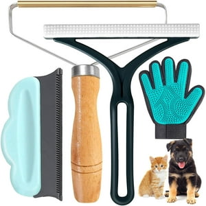 Malltradecl - Set De 4 Removedor Quita Pelos Cepillos De Limpieza Mascotas