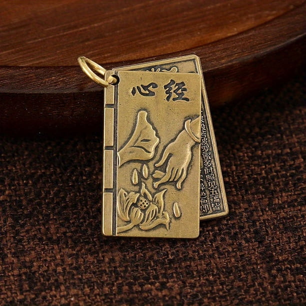 Unique Buddhist-Inspired Brass Keychain - Perfect Birthday or Father's Day Gift!