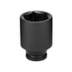 thumbnail image 2 of Impact Socket Jetech Drive de 3/4 pulgadas, 46 mm de profundidad, 6 puntos, cromo molido, 2 of 4