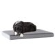 thumbnail image 1 of Cama ortopédica Barkbox para perros, espuma viscoelástica, grande, gris, 1 of 6