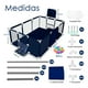 thumbnail image 2 of Corral Infantil Nubo 3en1 Juegos Malla Tela Oxford 180x120cm, 2 of 6