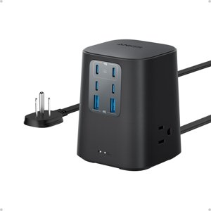 Estación De Carga Anker 100W 9 En 1 Usb C Regleta 4 Usb C