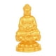 thumbnail image 2 of Estatuas De Buda Escultura Estatuilla En Miniatura Tablero De Instrumentos De Coche Decoración Para Salón De Té Oro, 2 of 5