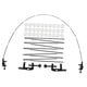 thumbnail image 4 of Kit De Soporte De Globo De Arco Ajustable Para Graduación De Boda Negro Negro, 4 of 5
