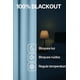 thumbnail image 4 of Cortina 100% Blackout de Tela Engomada 2 Paños azul cielo, 4 of 5