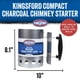 thumbnail image 2 of Encendedor De Chimenea Para Carbón Compacto Para Asadores Y Bbq, 2 of 8