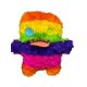 thumbnail image 1 of Peluche ZURU Bigg Fuggs 43 cm Rayas Arcoíris, 1 of 1