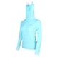 thumbnail image 5 of el protector de la erupción de la camiseta de enfriamiento del golf de las mujeres elásticas con la máscara anti-uv azul s, 5 of 5
