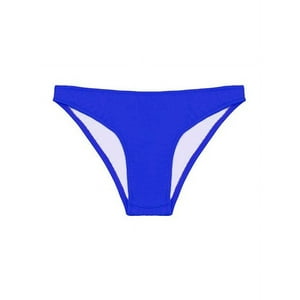 Samia - Bikini Calzón Con Pinza Trasera Azul Xs