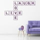 thumbnail image 2 of Decomural Live Love Laugh Scrabble Tile WS-34253, 2 of 2