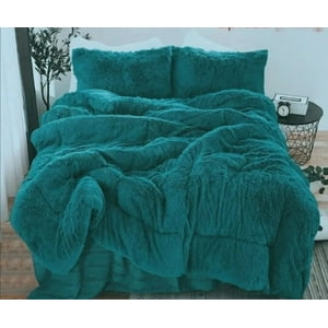 Aladdins Shop - Cobertor De Invierno Peludo Con Chiporro King Color Turquesa