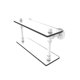 thumbnail image 1 of Estante Allied Brass Pipeline Collection, doble cristal, 40 cm, color blanco, 1 of 2