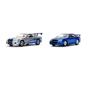 Total E-Commerce - Juguete Pack 2 Autos Rapidos Y Furiosos 2 Skyline 1:32