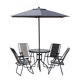 thumbnail image 1 of Juego Terraza 6 Piezas Negro - Gris, 1 of 6