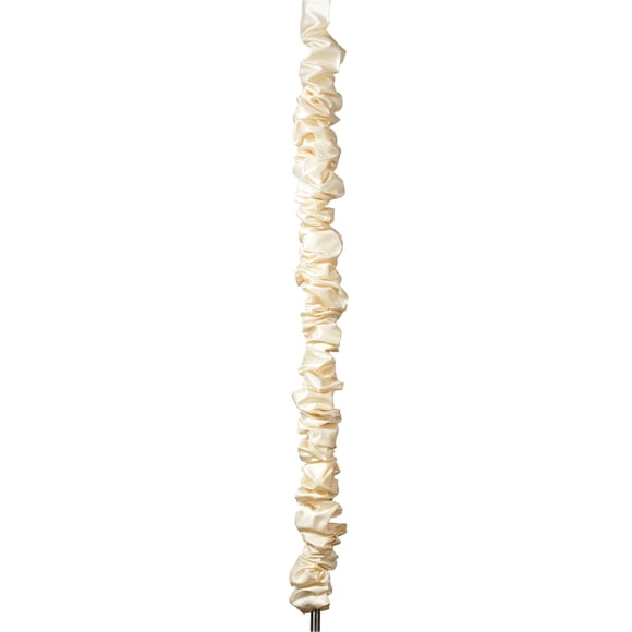 Cubrecable para candelabro Urbanest 274 cm color crema de seda sintética