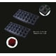 thumbnail image 2 of Pack X2 Moldes Chocolate Moldes De Chocolate Cuadrado Gris, 2 of 5