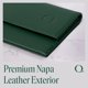 thumbnail image 4 of Funda para reloj QWATCHBANDS de piel de plena flor, color verde/crema, 4 of 7