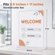 thumbnail image 3 of MaxGear Acrylic Sign Holder 8.5 x 11 Double-Sided Acrylic Stand, 3 of 3