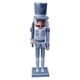 thumbnail image 2 of Figuras De Cascanueces De 12 ", Figuras De Decoración De Navidad, Decoración Del Hogar Hecha A Mano, Plana Plateada, 2 of 4