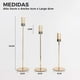 thumbnail image 3 of Candelabro 3 Piezas Porta Vela Centro De Mesa Oro Frances, 3 of 5