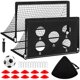 thumbnail image 1 of Portería de fútbol SMTPDT Pack de 2 122 × 91 cm y 183 × 122 cm, 1 of 9