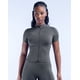 thumbnail image 3 of Polera Gym Mujer Ajustada con Cierre Completo Manga Corta - YJ341, 3 of 3