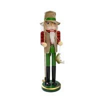 Magideal - Cascanueces De Madera, Soldado Cascanueces Navideño, Figura De Cascanueces Con Base Resistente, Decoración Navideña Para El Hogar, Regalos De Fiesta D Pesca