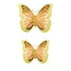 thumbnail image 1 of Decoración De Pared De Mariposa 3D, 2 Uds., Para Jardinería, Arte, Dormitorio De Ni?as, Navidad, Dorado, 1 of 5