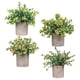 thumbnail image 3 of 4 Piezas De Pequeñas Plantas Falsas En Macetas Pequeñas Para Estante De Escritorio Estilo Hogareño, 3 of 5