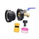 thumbnail image 1 of Adaptador IBC Adaptador IBC Accesorios para el tanque, reemplazo, resistente, válvula de la manguera de latón Válvula de agua IBC Piudad del tanque de 62 mm, 1 of 5