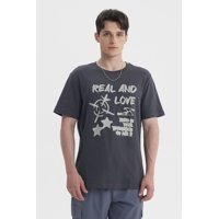 Fashionspark - Polera Hombre Oversize Marengo- Lll