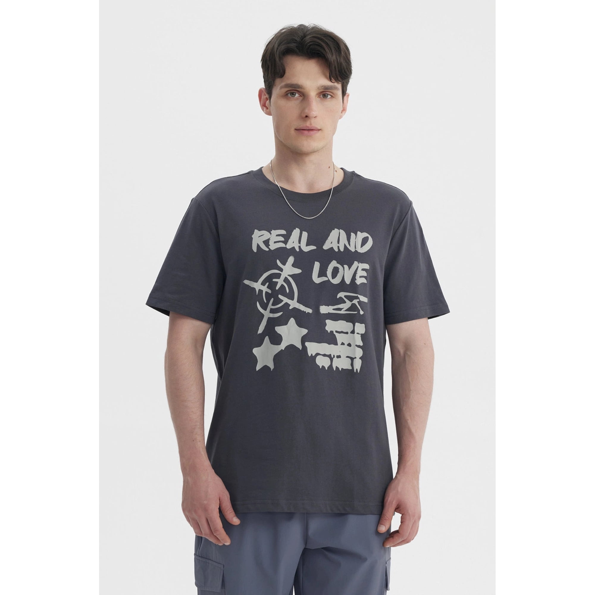 Fashionspark - Polera Hombre Oversize Marengo- Lll
