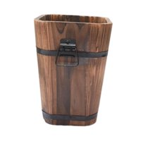 Ioensy - Maceta De Madera Con Diseño Retro Para Entrada, Cafetería, Escritorio, M