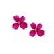 thumbnail image 1 of Aros Pendientes Diseño Flor Color Fucsia, 1 of 2