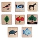 thumbnail image 1 of Madera Contrachapada 8 Animal Planta Forma Rompecabezas Ni?os Ni?os Juguete Educativo Temprano, 1 of 5