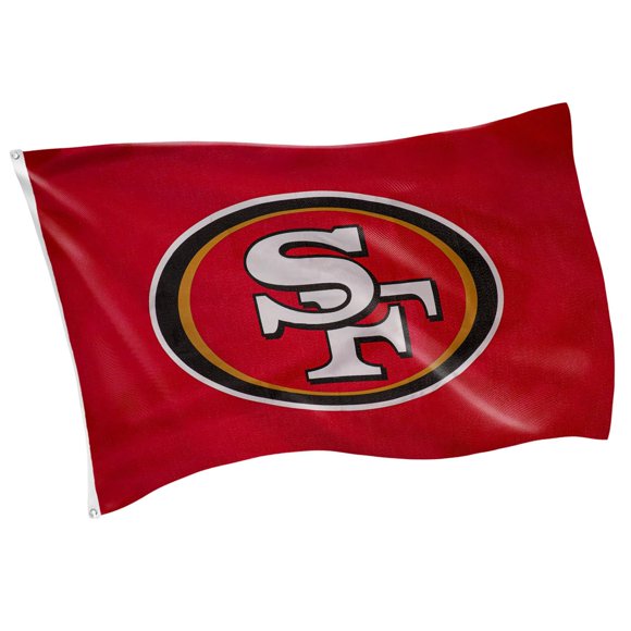 Bandera exterior 150 cm 49ers – Team Sports America
