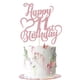 thumbnail image 1 of Decoración para tartas AROKIPPRY con purpurina en oro rosa, feliz undécimo cumpleaños, 1 of 8
