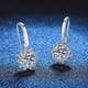 thumbnail image 2 of Moissanite Sunflower Drop Earrings 925 Sterling Silver Women's Summer Jewelry Mother's Day Proposal Engagement Wedding Anniversary Birthday Gift, 2 of 2