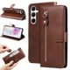 thumbnail image 1 of Funda con Cremallera para Samsung Galaxy A56 5G, Carcasa Cartera de Cuero PU con Soporte y Tarjetero, 1 of 6