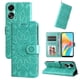 thumbnail image 1 of Funda tipo cartera FOXDOCK para OPPO A78 4G , diseño girasol en relieve, cuero PU, cierre magnético, soporte y tarjetero, 1 of 5