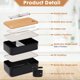 thumbnail image 3 of Fiambrera Bento Box Sinnsally para adultos de 1400 ml con compartimentos, 3 of 6